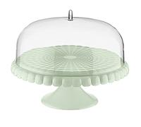 Guzzini - Tiffany, Alzata Torte con Campana - Verde Malva, Ø 36 x h28 cm - 199400243