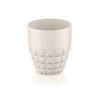 Guzzini - Tiffany, Bicchiere Basso in Materiale Plastico - Bianco Latte, Ø 8,5 x h9,5 cm | 350 cc - 225700156