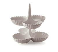 Guzzini Tiffany Antipastiera, Plastica, Grigio Tortora