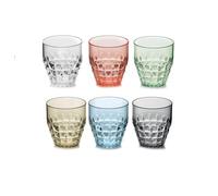 Fratelli Guzzini Set 6 Bicchieri Bassi Tiffany Fratelli Guzzini