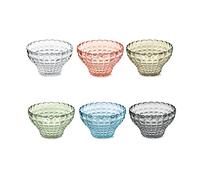 Guzzini - Tiffany, Set di 6 Coppette, Ciotoline in Plastica - Multicolore, Ø 24,5 x h13 cm - 22580152