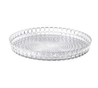Vassoio Guzzini Tiffany trasparente rotondo