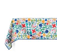 GUZZINI - Tovaglia Cotone Morbido Certificato OekoTex 140x320 10-12 Posti Cucina e Sala da Pranzo Interna/Esterna, Tovaglia Copritavolo Rettangolare per Tavola Resistente Durevole Lavabile 40°
