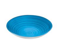 Guzzini - Twist, Centrotavola/Fruttiera in Materiale Riciclato - Celeste Chiaro, Ø 37 X h8,5 cm | 4600 cc - 10870048