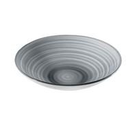 Guzzini - Twist, Centrotavola/Fruttiera, Materiali Riciclati - Grigio Cielo, Ø 37 X h8,5 cm | 4600 cc - 10870092