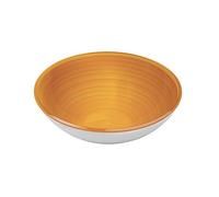 Guzzini - Twist, Contenitore in Plastica Riciclata M - Ocra, Ø 22 x h 7 cm | 1400 cc - 181622151