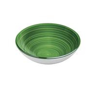 Guzzini - Twist, Contenitore in Plastica Riciclata M - Verde Kiwi, Ø 22 x h 7 cm | 1400 cc - 181622153