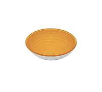 Guzzini - Twist, Contenitore in Plastica Riciclata S - Ocra, Ø 14 X h4,5 cm | 360 cc - 181614151