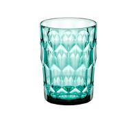 Guzzini - Vanity, bicchiere alto, decoro 3, acquamarina, in Bio-based SAN e Bio-based SMMA - ACQUA