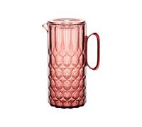 Caraffa con coperchio SAN, Bio-based SMMA Dimensioni 11,3x16,9x h28,8 cm - 1750 cc- 1750 cc VANITY BPA FREE in Scatola Guzzini Malva rosso