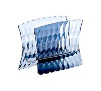 Guzzini - Vanity, portatovaglioli, Blu denim, in Bio-based SAN e Bio-based SMMA - ACQUA
