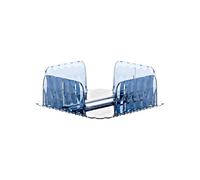 Guzzini - Vanity, portatovaglioli orizzontale, Blu denim, in Bio-based SAN e Bio-based SMMA - ACQUA