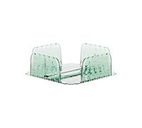 Portatovaglioli Orizzontale VANITY in materiale acrilico Riciclabile Dimensioni 20x20xh7,0 cm con asta Ferma tovaglioli colore Verde Matcha verde