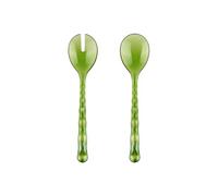 Guzzini - Vanity, Posate Insalata, Verde ninfea, in Bio-Based San e Bio-Based SMMA - Acqua