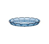 Guzzini - Vanity, Vassoio tondo grande, cielo, in Bio-based SAN e Bio-based SMMA -ACQUA