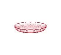Guzzini - Vanity, Vassoio tondo piccolo rosa flamingo, in Bio-based SAN e Bio-based SMMA - ARIA