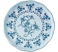 GUZZINI Vassoio Tondo Piccolo Melamina Josephine D 31,5 Cm Table Decor Celeste Polvere