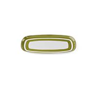 GUZZINI Vassoio L Riviera Melamina 43 x 23,5 Cm Bianco Verde