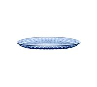 GUZZINI Vassoio Tondo Ovale Vanity Bio-Based D 36 Cm Blu