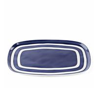GUZZINI Vassoio XL Riviera Melamina 50 x 34 Cm Bianco Blu