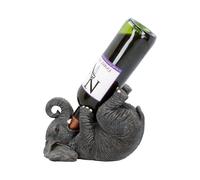 Guzzlers Grey Elephan Wine Bottiglia Holder Accessori Nemesis Now