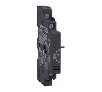 GVAD0110, Contatto ausiliario istantaneo TeSys GV2/GV3 e contatto segnale di guasto, installato a sinistra, 1N/C (fallito) 1N/O, Ambito di applicazione: GV2L, GV2P, GV2RT, GV3L, GV2LE, GV3P, GV2ME, in