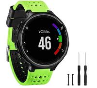 GVangel Band - Cinturino di ricambio in morbido silicone compatibile con Garmin Forerunner 235, per Lite Smart Watch 220/230/235/620/630/735XT/235, unisex, Colore: grigio lime.