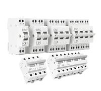 GVBAEPIEO GYHO8 1P 2P 3P 4P 40A 63A 100A 125A Interruttore di interblocco AC trasferimento Manuale su Guida DIN ATS 1 pz(40A,1P)