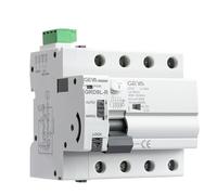 GVBAEPIEO GYM9-125 Mini Interruttore Automatico a 2 Poli DP MCB Ture Cureent di 80A 100A 125A AC Larghezza 35,6 mm 400 V 6KA(RCCB-4P 63A 30mA,GRD9L-C-DC12V)