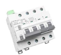 GVBAEPIEO Mini Interruttore Automatico su Guida DIN 4P Recloser GRD9L-R GYM9 4POLE AC MCB 6KA Smart(GYM9-MCB-63A,GRD9L-R-AC220)