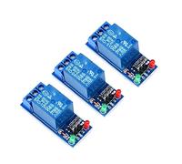 GVBAEPIEO Schermatura Scheda di interfaccia modulo relè a 1 Canale con Trigger a Basso Livello 5V 12V 24V per(5V)