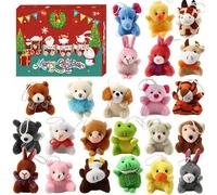 Gvblkq 24 Days Countdown, Fidget, Safe for Children, Holiday Countdown Box, Kids Christmas Calendar, Interactive Toy Calendar, Fun Advent Countdown for Children