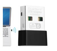 Gvblkq Adattatore Wifi - Adattatore USB wireless | Adattatore WiFi USB per computer Ricetrasmettitore di rete wireless a doppia banda per desktop