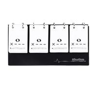 Gvblkq Book of Music Flash Card, Rhythm Practice Cards, Music Teaching Props, Sightreading Practice Cards, Piano Flash Note Training Cards for Improve Sightreading Musical Terminology