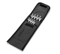 Gvblkq Borsa portaoggetti per unghie a terra, Borsa organizer da campeggio, Borsa da campeggio per pioli, Borsa per attrezzi da campeggio, Borsa portatile per chiodi a martello, Borsa multifunzionale