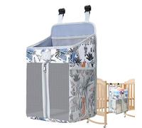 Gvblkq Caddy Organizer - Portable Diaper Caddy, Versatile Storage Solution for Bassinet, Changing Table, and Crib, Essential Supplies Accessory and Hanging System for Nursery Needs