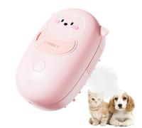 Gvblkq Cat Bath Brush, 3 in 1 Short Hair Wash Brush for Bathing, Steamer Technology for Bathing, Paw Scrubber for Dogs, Grooming Cleaning, Ideal for Rabbits and Pets, Sturdy and