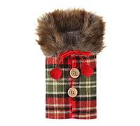 Gvblkq Christmas Wine Bottle Cover, Faux Wine Bottle Coat, Holiday Wine Bottle Sweater, Christmas Bottle Decorations, Wine Gift Cover Christmas, Faux Bottle Sweater, Christmas Co