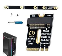 Gvblkq Convertitore, memoria non volatile Express, strumento accessorio per scheda madre, del migliorato, installazione rapida M2, montaggio sicuro a vite, soluzione di archiviazione