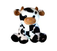 Gvblkq Cow Stuffed Animal - Colorful LED Glowing Plush Toy, Soft Night Light Stuffed Doll with Multi Color Shifting Lights, Interactive Bedtime Companion, Ideal for Children's Bedrooms or Workplace