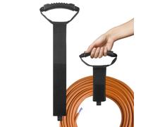 Gvblkq Extension Cable Holder - Portable Organizer for Wires, Adjustable Storage Straps with Handle, Space Saving Wrap Hanger, Ideal for Maintenance Basement Home Workshop Utility Room