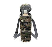 Gvblkq Insulated Wine Travel Tote, Wine Bottle Travel Protection Bag, Foldable Insulated Wine Tote, Portable Wine Tote Carrier For Camping, Travel, Picnic, Beach, 32x12cm/12.6x4.72 Inch