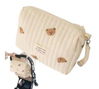 Gvblkq Kids Diaper Bag, Spacious Portable Nappy Pouch, Baby Stroller Storage Organizer, Diaper Pouches for Outdoor Shopping, Travel, Baby Essentials On-the-Go, 9.84x6.69x3.94 inches