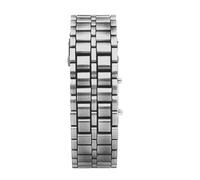 Gvblkq LED Watch, Fashion Watch, Water-Resistant Stylish Metal Creative Digital Wrist Display Bracelet, Unisex Design for Male and Female, Perfect to Sports, Outdoor Activities, Everyday Wear