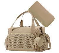 Gvblkq Lightweight Diaper Bag, Large Capacity Tote with Pacifier Case, Nylon Reusable Travel Accessories, Child Supplies for Home, Travel & On-the-Go Convenience, 17.72x9.06x11.81 inches