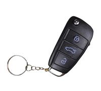 Gvblkq Prank Key FOB, Safe Electric Shock Trick Novelty Gag, Realistic Car Key Design Funny Joke, Instant Light Up Feature Simple Activation, Stress Relief Office Desk Toys, Portable Humor Accessory