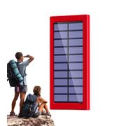Gvblkq Solar Charger Power Bank 10000mAh External Battery Pack Portable Device Charger with Solar Panel Fast Charging for Home Hiking Travel Camping Outdoor Survival Power Source