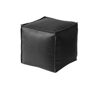 Gvblkq Storage Foot Rest, Foot Stool, Soft Seat Fillable Storage, Leather Material, Resilient Fabric Build, Foldable Toy Chest Chair, Versatile Bedroom Bench for Workplace, Dorm, Home, 15.75 inches