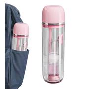 Gvblkq Travel Toothbrush Set, Travel Toothbrush Case, Multi-Function Dustproof Storage Protector, Folding Tooth Brushes, Ideal for Home, Business, Camping, School, Compact and Hygienic Design