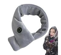 Gvblkq USB Heating Neck Scarf Adjustable Heated Neck Pad Electric Thermal